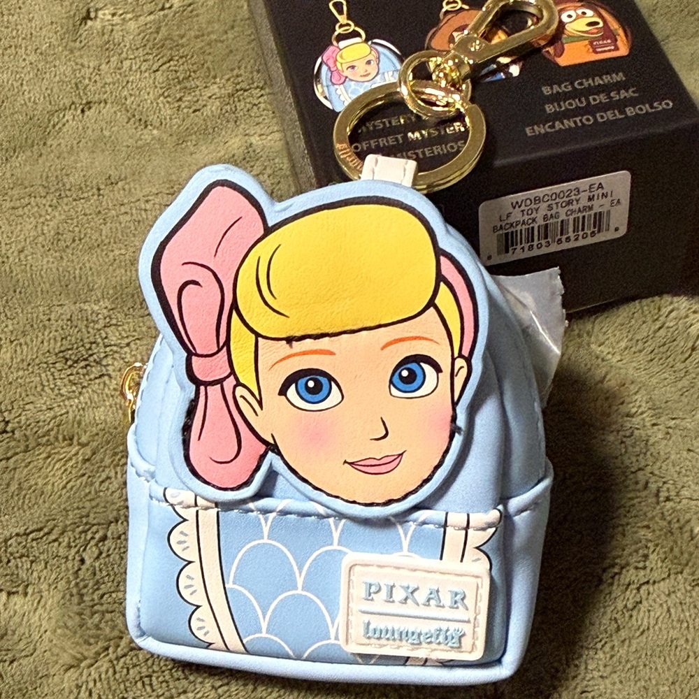 Disney Pixar Toy Story Bo Peep Loungefly Keychain Charm